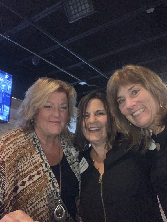 Kris (Schaefer) Garanich, Marianne (Horvath) Govan and Kathy (Hafer) Kerr having fun at One Under! Thanks Kris for the discounted rooms at The Marriott in Livonia and all of your planning committee efforts. Kris has been on the planning committee for 46 y
