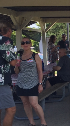 Colleen Morse talking to Jim Mosakowski