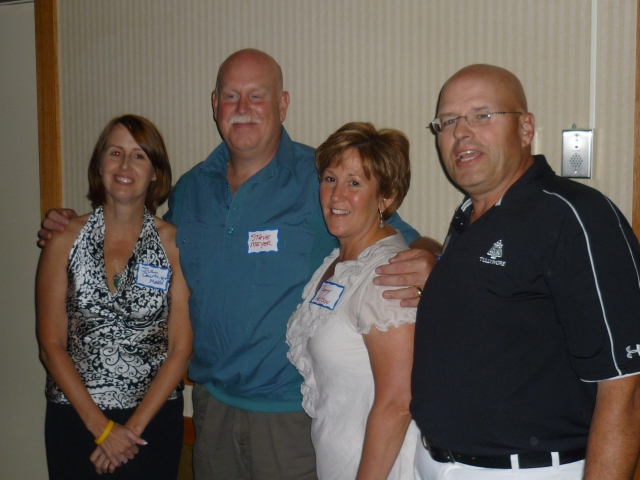 First Place Golfers - Jean Courtright, Steve Meyer, Patty Greenup, Derrick Albertson