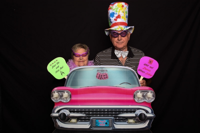Gracie Padgett with Al Robinson (Harding 65)