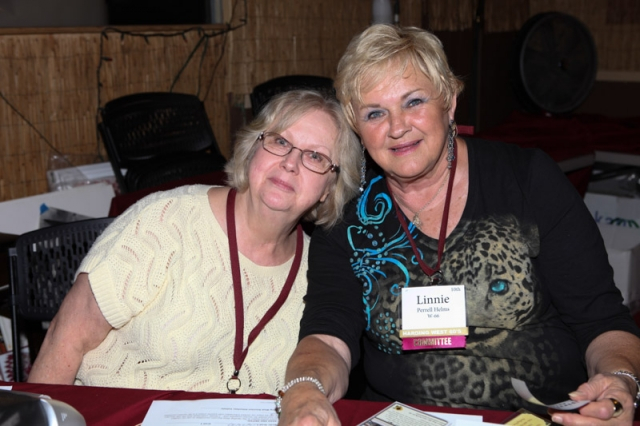 Lynn Green and Linnie Helms (West 66).