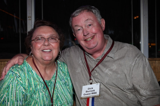Lise Bullard Burnett (West 66) and Dick Burnett.