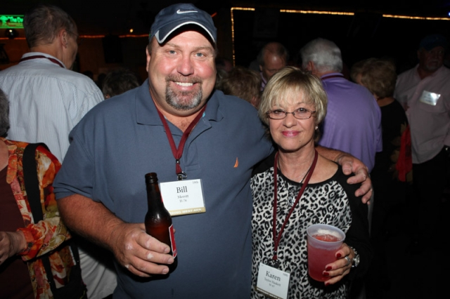 Bill Merritt (Harding 76) and Karen Taylor Haskett (West 67)