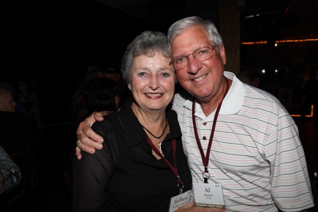 Barbara Snodgrass Shepard (West 64) and Al Shepard (West 63)