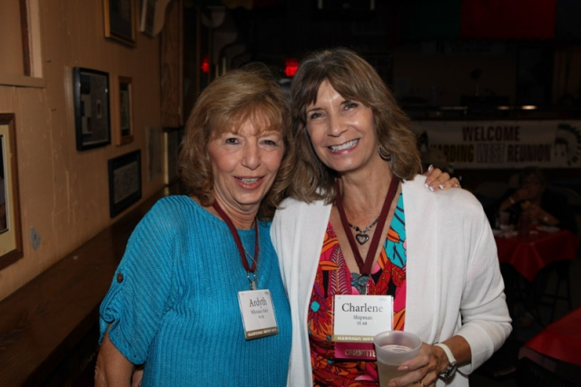 Ardyth Whitaker Bahr (West 68) and Charlene Shipman (Harding 68)