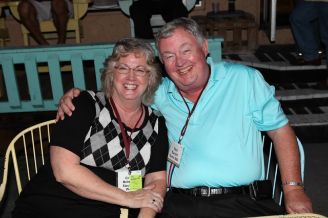 Ginny McIntosh Stephens (West 66) and Dick Burnett.