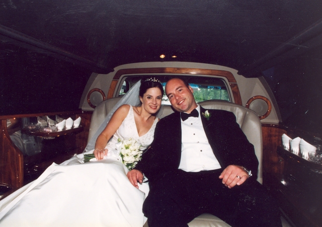 Laura (Swickard) McGowan and her husband Joe on their wedding day!