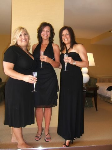 Kathy, Gayle and Patti ready to party!