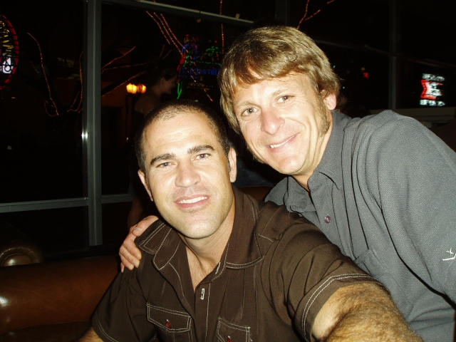 Pat Hardy and Brian Cox