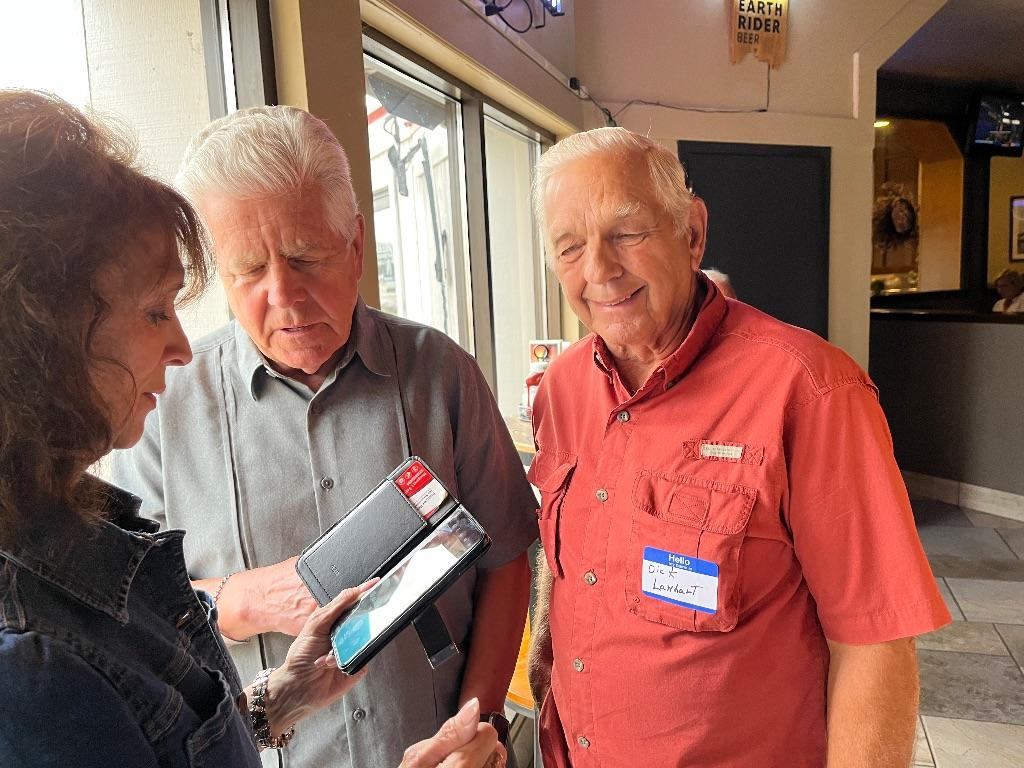 Margaret (Haworth) Smith, Bob Beetcher, Dick Lanhart