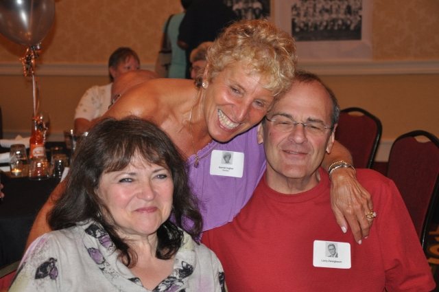My young-old pal Larry Zweigbaum flirting up a storm.