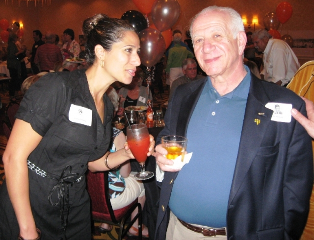 Don Feinberg and wife.. all the way from Brazil just for the party!