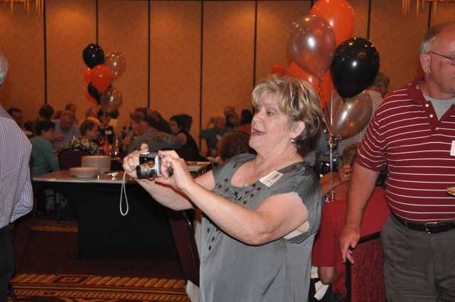 Cindy Pratt having fun.