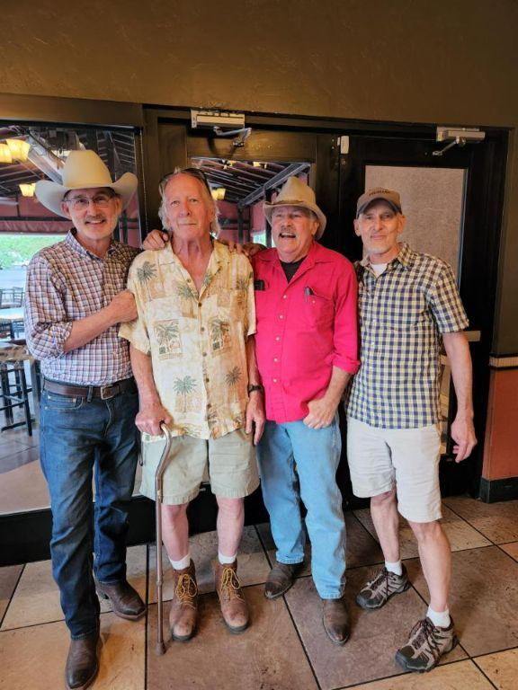 2022 Reunion: Kurt Suppes, Doug Peay, Tom Dickson, Mark Melnick
