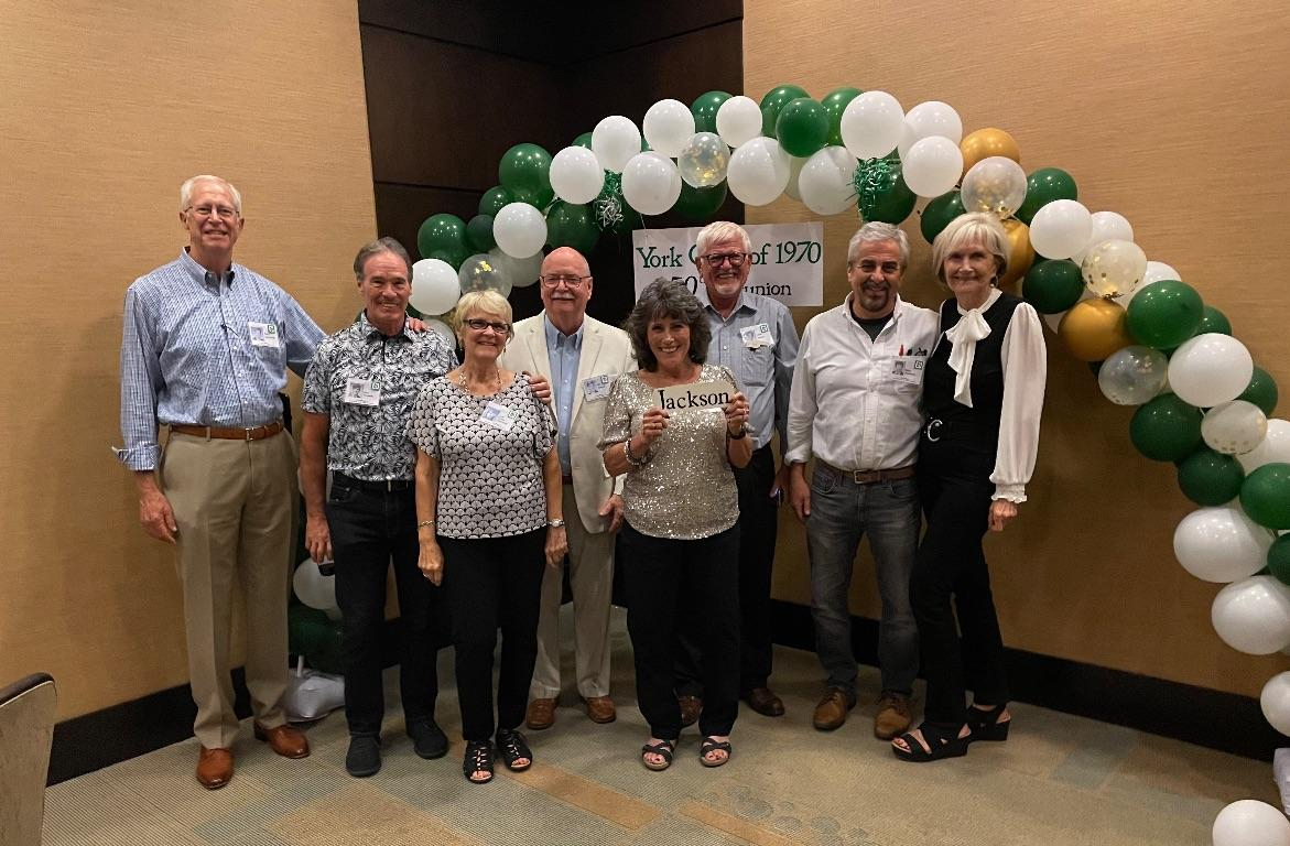 Jackson Classmates: Gary Deitelhoff, Dan Purdom, Lynn Salchow Ferino, Bill Carney, Sue McGraw, Jack Couch, Mike Gorishek, Bev Kasper