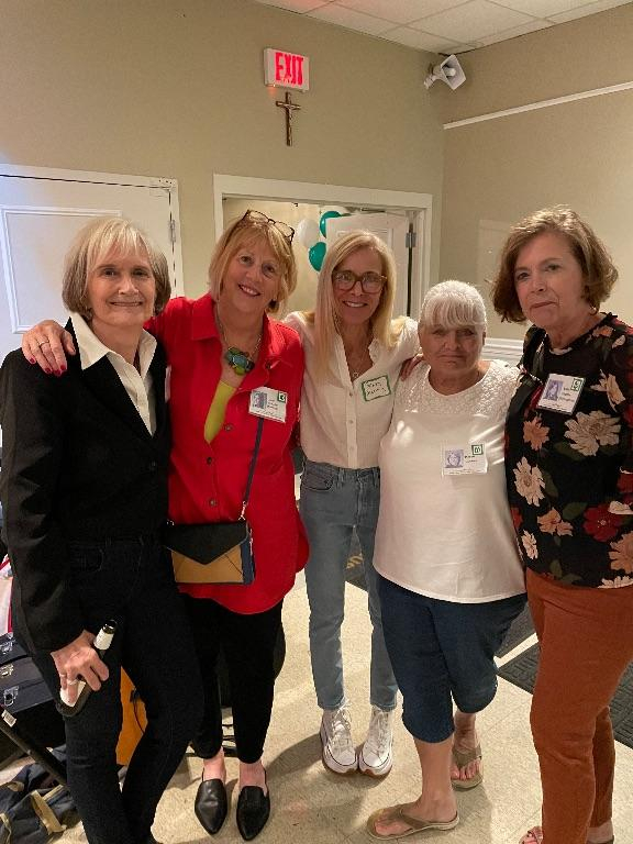 Bev Kasper, Janet Farney, Pam Martin, Karen Cooney, Sally Kernaghan