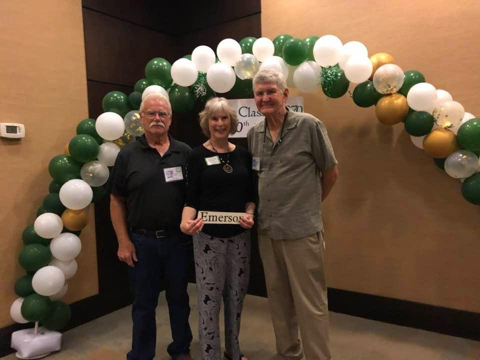Emerson School classmates: Bruce Bell, Denise Goller, Greg Douce