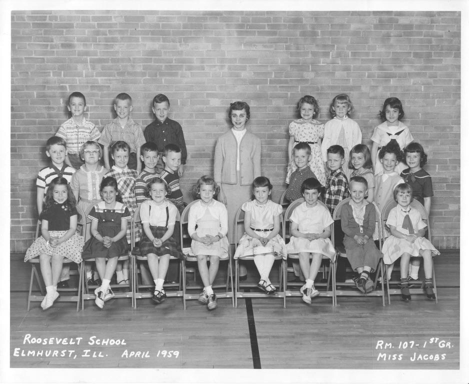Roosevelt 1st Grade 1959, Miss Jacobs