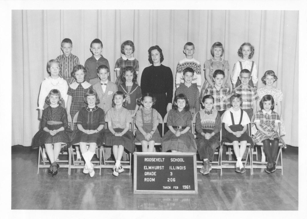Roosevelt 3rd Grade 1961, Miss Collins