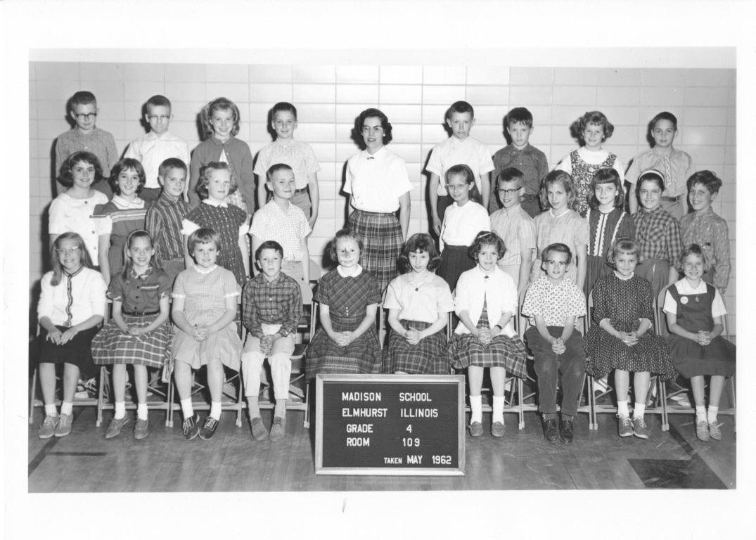 Madison 4th Grade 1962, Mrs. Coate