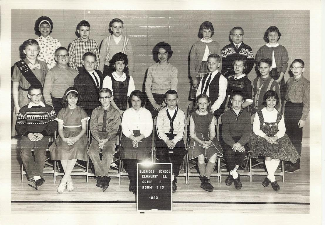 Eldridge School Grade 5, 1963