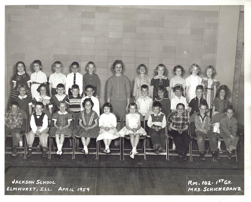 Jackson School Grade 1, 1959, Mrs. Schickedanz