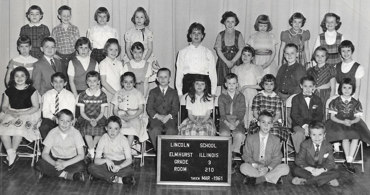 Lincoln 3rd Grade 1961, Miss Livingston