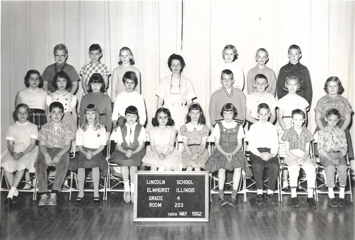 Lincoln 4th Grade 1962, Mrs. Heidorn