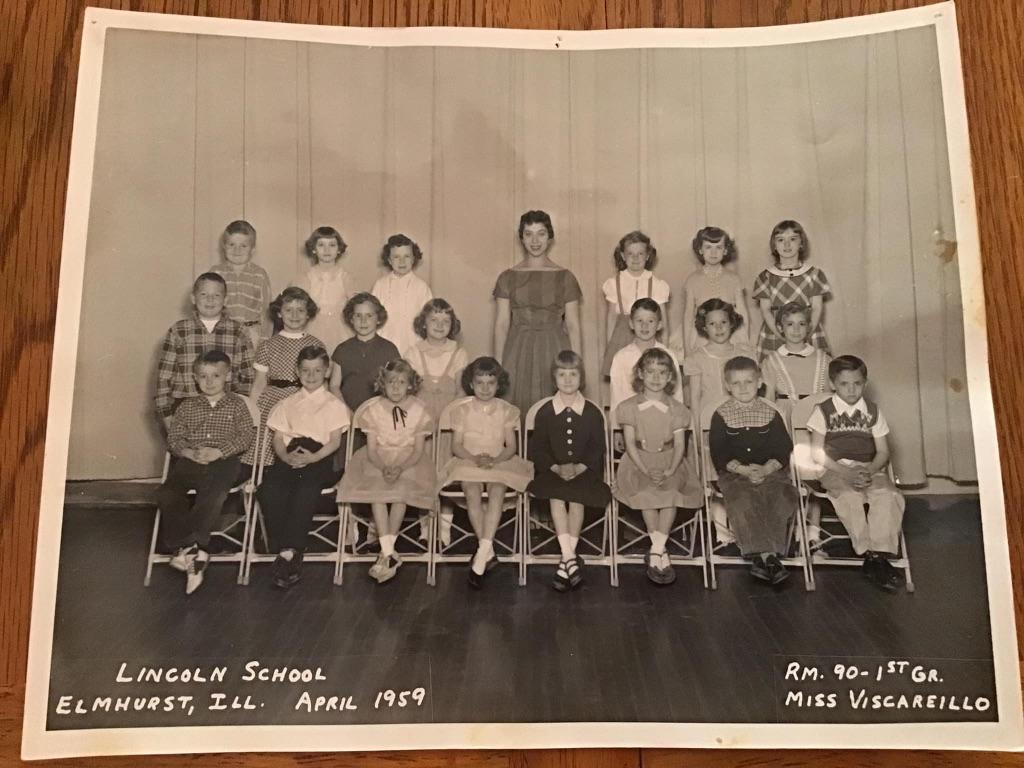 Lincoln 1st Grade 1959, Miss Viscareillo