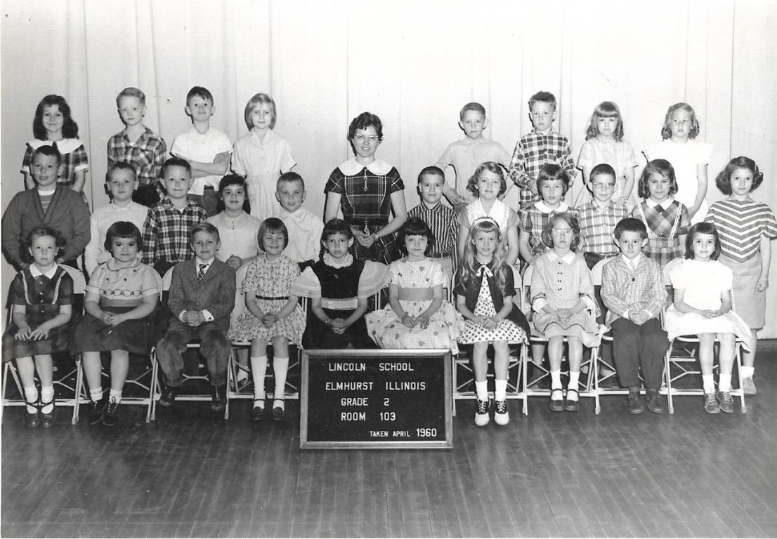 Lincoln 2nd Grade 1960, Miss Schmidt