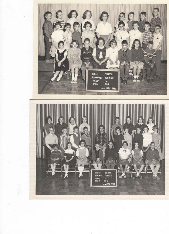 Field School-4th (1962) and 6th (1964) grades