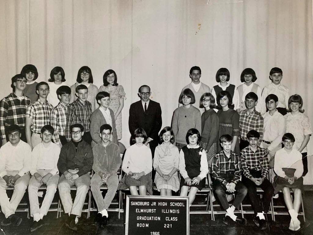 Sandburg Jr. High 1966, Mr. Kreibech's Homeroom