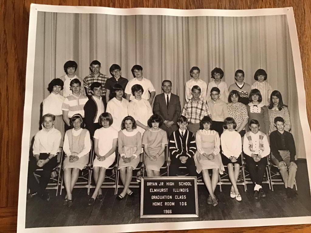 Bryan Jr. High 1966, Mr. Johnson's Homeroom