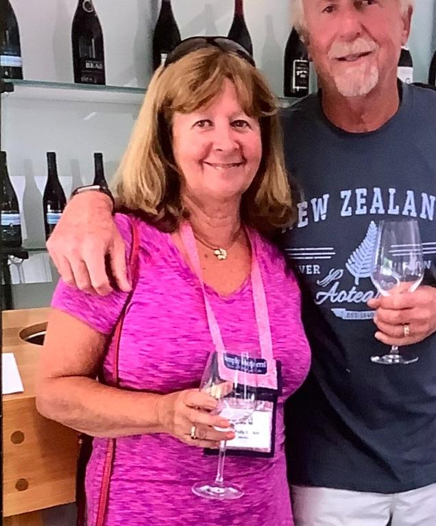 Wine tasting in New Zealand.