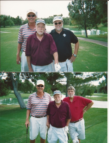 Circa 2008: Frank Eberling, Charlie Pape, Ken Connors and Vinnie Burns in Vegas