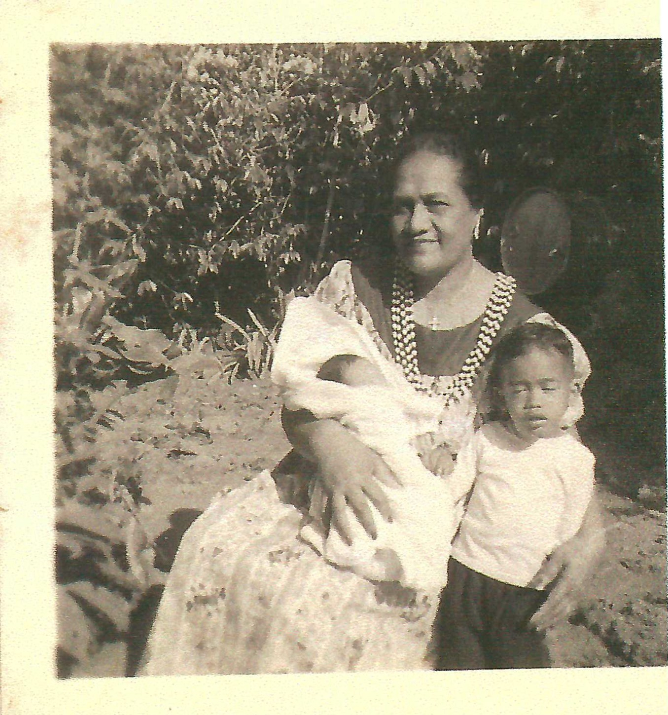 Grandma Rose with baby Bernandine and Ruben