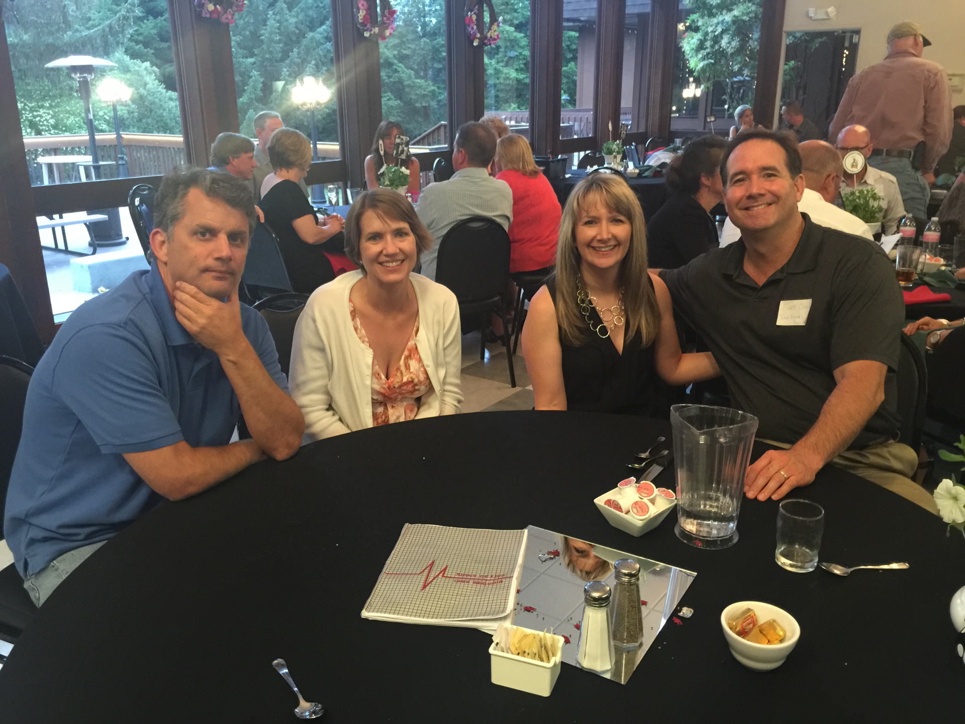 Michael and Jodi Woodhouse, Tina Ford Croes and her Husband