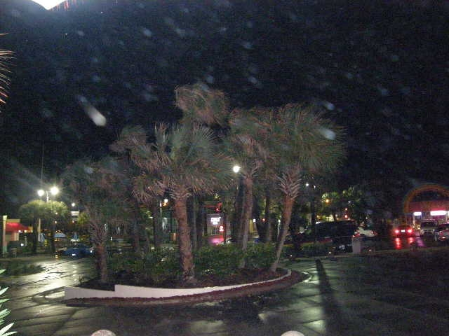 Storm Blowing up outside at the 2nd night of the Beach Reunion. All was calm inside.