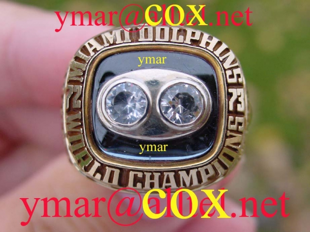 1973 Miami Dolphins World Championship Ring