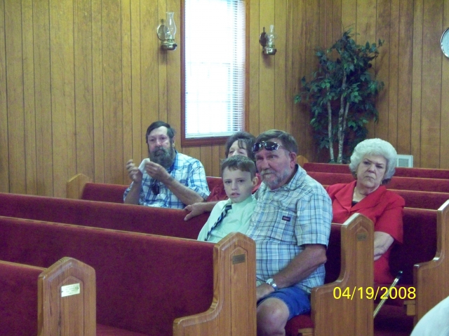 Old Blue Creek Missionary Baptist Church at McCalla, Alabama  on Mothers Day, May 8, 2011