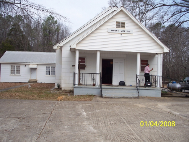 First thought that comes to mind when you see Mt. Moriah is the song, The Church in the Wildwood. A lovely church that is surrounded by acres of land only. It is so peaceful!