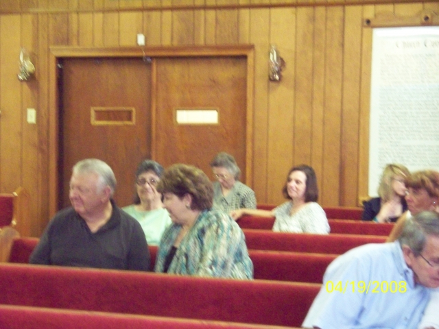 We always try to get pictures of the congregation at our singings.  This way we tell folks that if other folks dont believe that they were in church, all they have to do is go to our web site and see for themselves! 