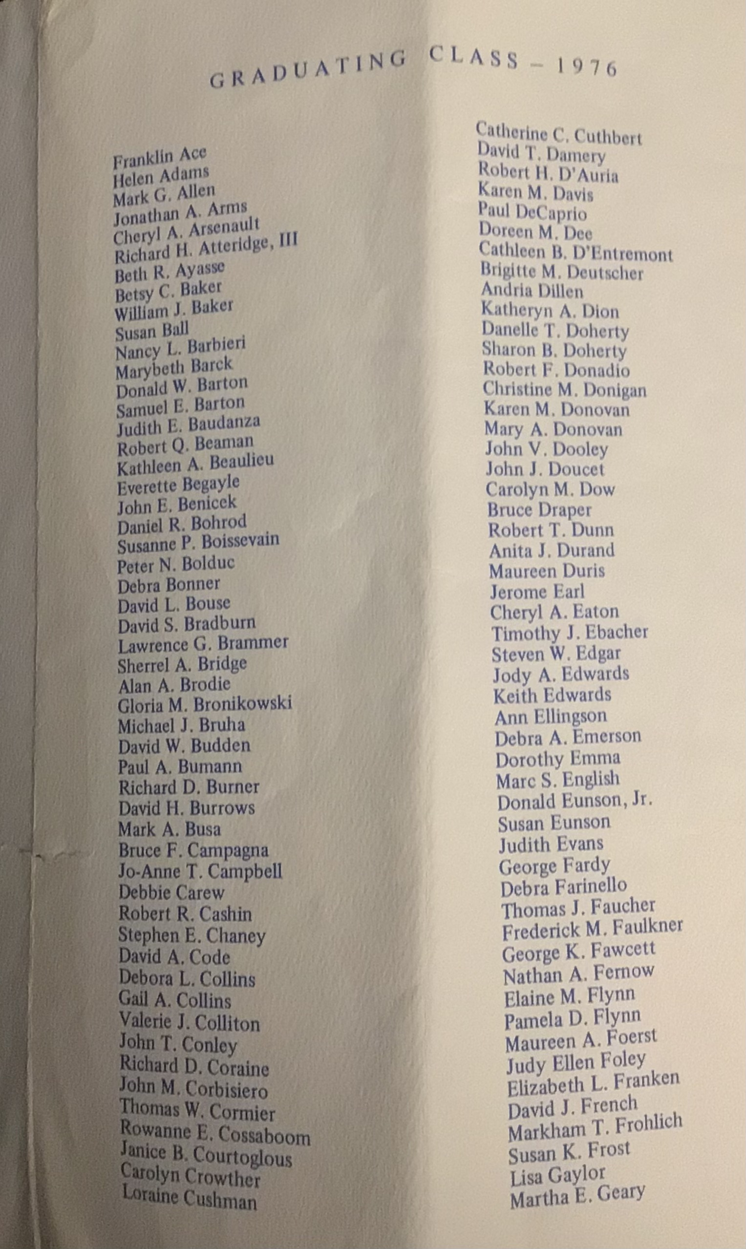 Graduation booklet pg3