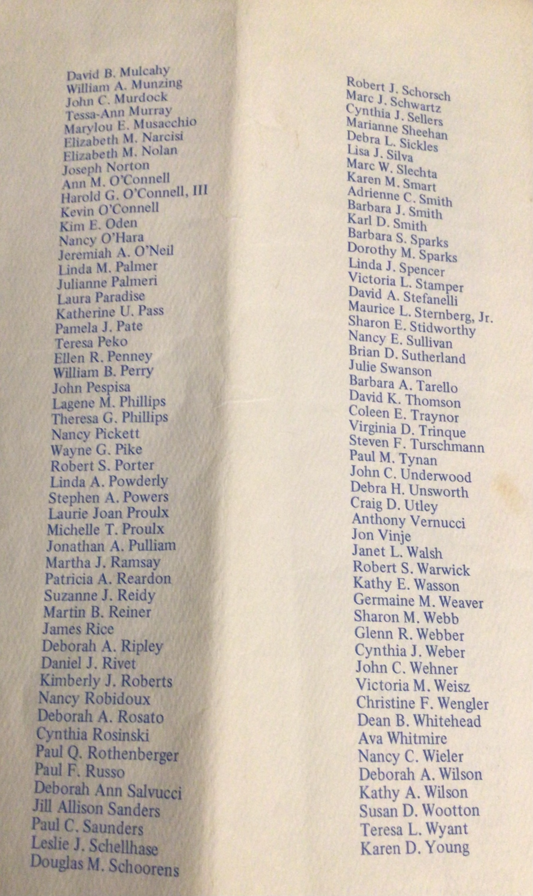 Graduation booklet pg5