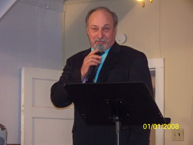 Danny Littleton singing his heart out at Klondyke Gospel Music Center on March 23, 2013.