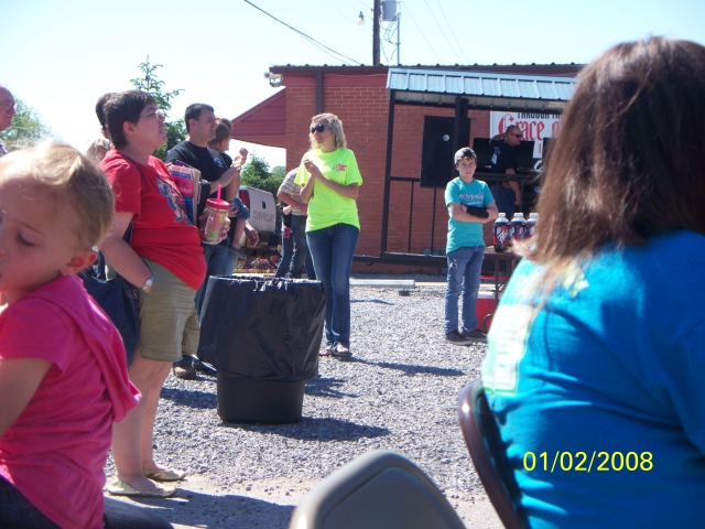 Part of the crowd that attended the fundraiser in Clanton, AL for Alicia.  Alicia suffers from Cerebral Palsy and will be having spinal surgery in July. 