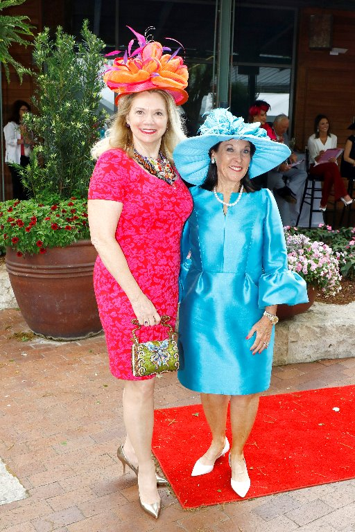 Dr. Linda Burk, Honorary Chair with Venise Stuart, Mad Hatters Tea Chair 2018