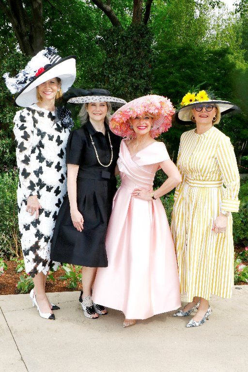 Linda Spina, Kristina Bush Whitcomb,Honorary Chair, Sharla Bush and Terry Irby, Mad Hatter Chairs 2019