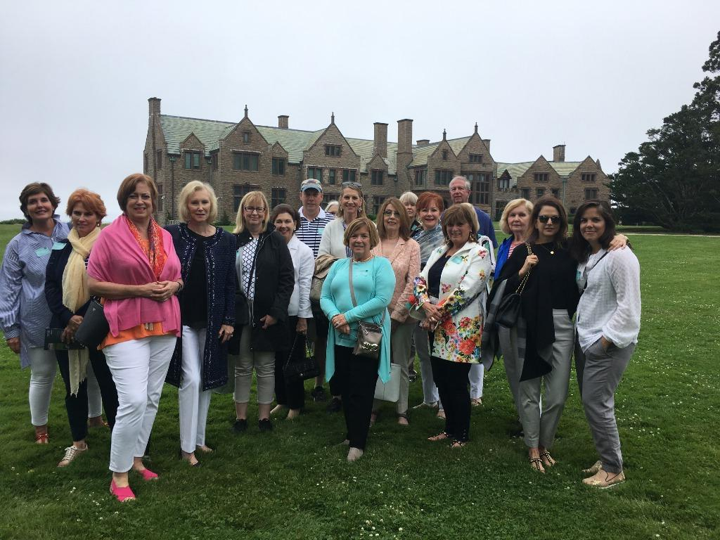 The group at Rough Point, Doris Dukes former home