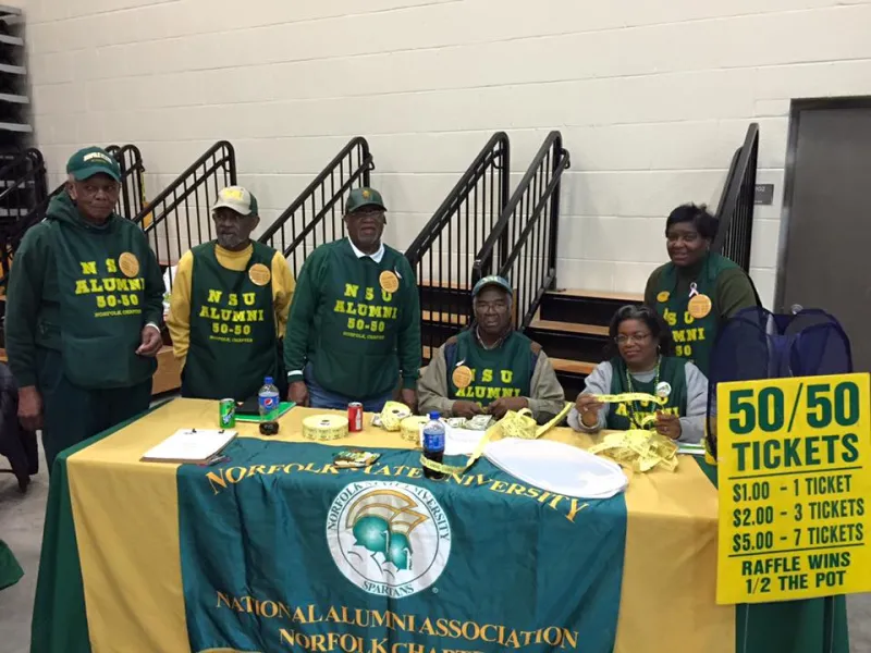 Our workers of the 50/50 raffle
